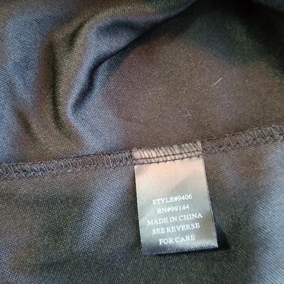 Lapis Sheer Paisley Print Black & Gray Fully Lined Women's Skirt Size S - Picture 6 of 6